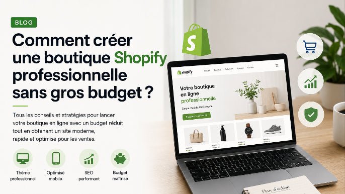 Comment créer une boutique Shopify professionnelle sans gros budget ?
