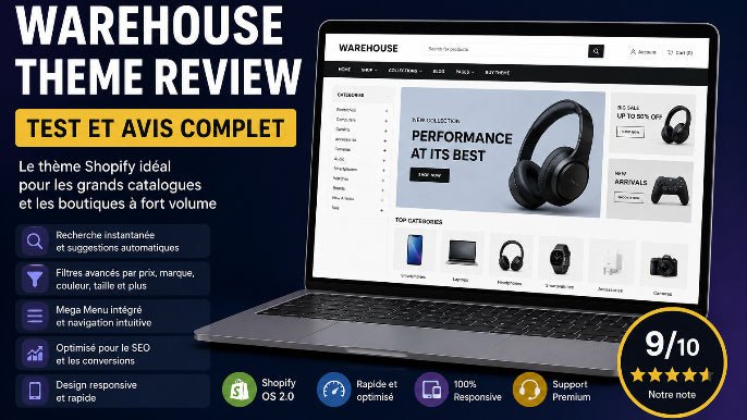 Warehouse Theme Review : Test et Avis Complet du Thème Shopify