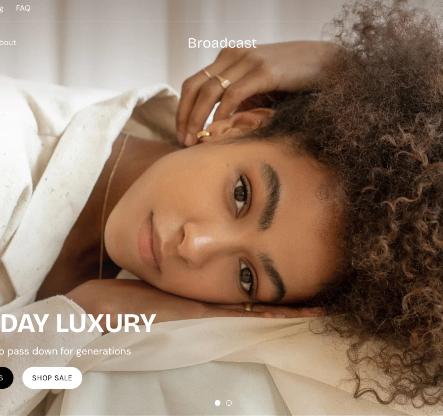 Theme Broadcast Shopify - Premium Theme